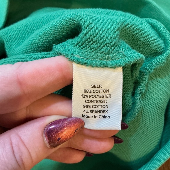 Evereve Myla Pleated Hoodie Green Women’s Size XS NWT - Picture 7 of 9